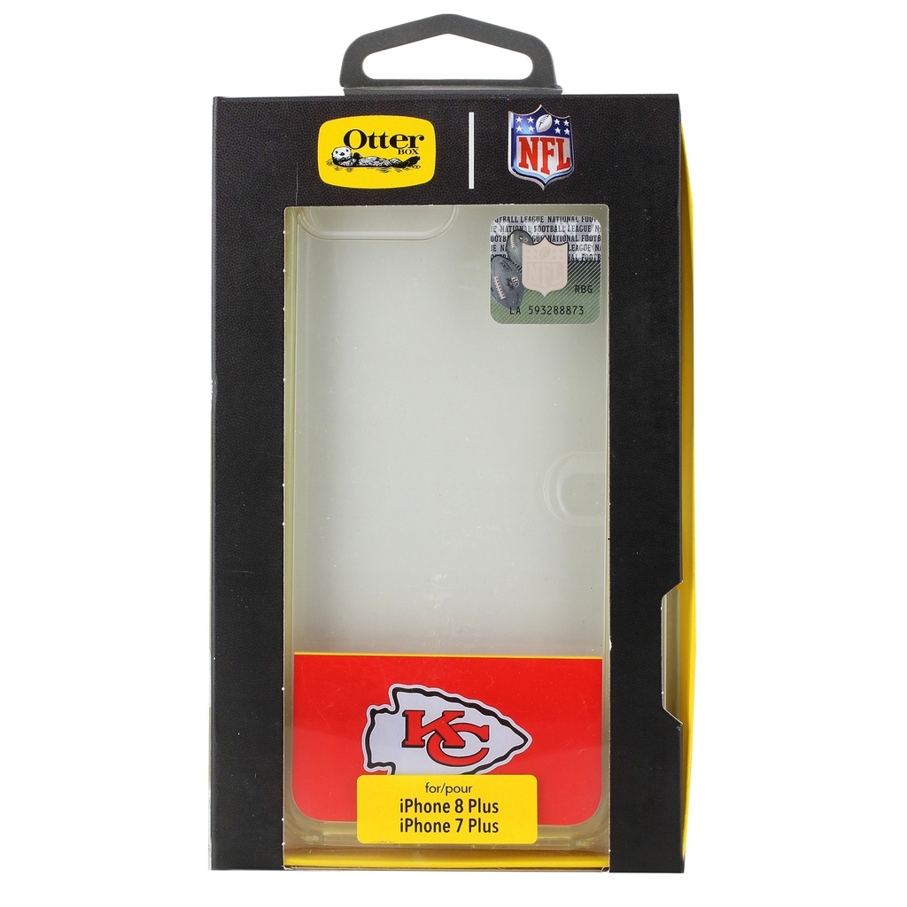 OTTERBOX NFL SYMMETRY SERIES CASE FOR IPHONE 8 PLUS & 7 PLUS (ONLY) - RETAIL PACKAGING - CHIEFS