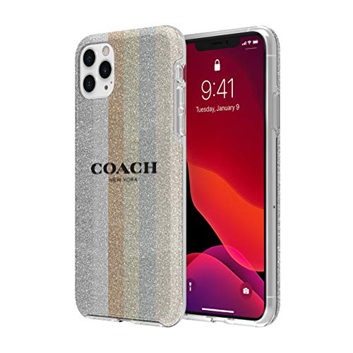 GRIFFIN TECHNOLOGY COACH PROTECTIVE CASE FOR IPHONE 11 PRO MAX - GLITTER AMERICANA NEUTRAL SILVER GLITTER/GOLD GLITTER/ROSE GOLD GLITTER/MULTI