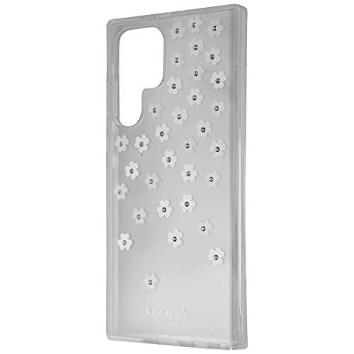 KATE SPADE NEW YORK DEFENSIVE HARDSHELL CASE FOR FRED - SCATTERED FLOWERS/IRIDESCENT/CLEAR/GEMS/WHITE BUMPER