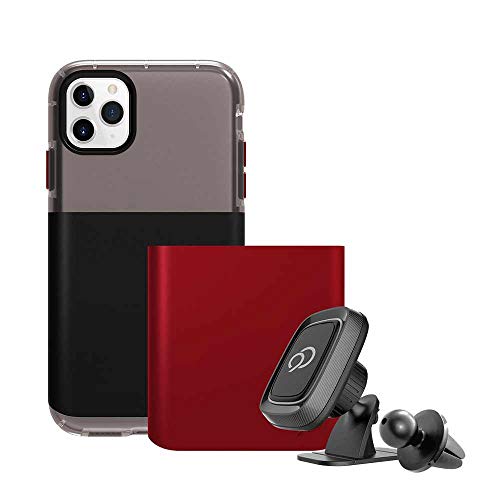 NIMBUS9 GHOST 2 PRO SERIES CASE FOR IPHONE 11 PRO MAX / XS MAX - CLEAR/BLACK/RED