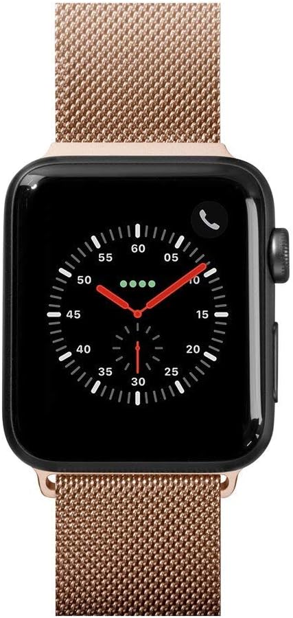 STEEL LOOP WATCH STRAP FOR APPLE WATCH SERIES 1/2/3/4/5 38MM / 40MM GOLD