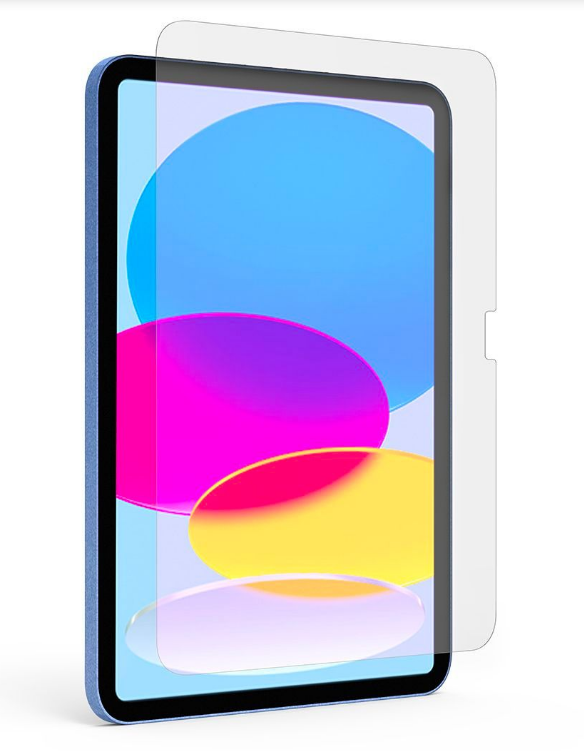 PUREGEAR APPLE IPAD 10TH GENERATION STEEL 360 ANTIMICROBIAL TEMPERED GLASS SCREEN PROTECTOR WITH PERFECT ALIGNMENT TRAY