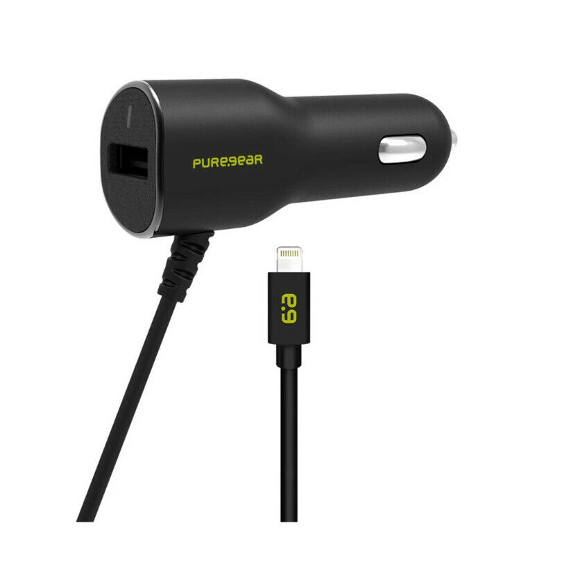 PUREGEAR 17W/3.4A CAR CHARGER W/USB (IPAD & IPHONE)