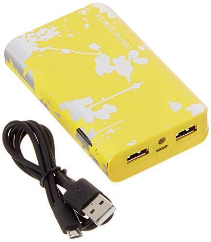 CYNTHIA ROWLEY PORTABLE RECHARGEABLE BACKUP BATTERY 6000 MAH (YELLOW/SILVER)